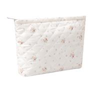 SURBEAV Makeup Bag Cute Cosmetic Bag for Women Girls Floral Coquette Aesthetic Toiletry Bag Travel Make Up Organizer Bag, Floret, Flower