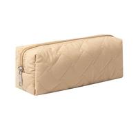 SURBEAV Pencil Case Pen Case Office College School Storage Bag Pouch Holder Box Organizer Makeup Pouch Cosmetic Bag Aesthetic Cute Pencil Case for Girls Boys Kids (Pure Khaki)