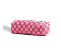 SURBEAV Pencil Case Pen Case Office College School Storage Bag Pouch Holder Box Organizer Makeup Pouch Cosmetic Bag Aesthetic Cute Pencil Case for Girls Boys Kids (Pink)