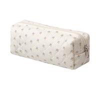 SURBEAV Pencil Case Pen Case Office College School Storage Bag Pouch Holder Box Organizer Makeup Pouch Cosmetic Bag Aesthetic Cute Pencil Case for Girls Boys Kids (flower Bees)