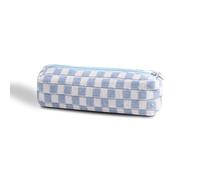 SURBEAV Pencil Case Pen Case Office College School Storage Bag Pouch Holder Box Organizer Makeup Pouch Cosmetic Bag Aesthetic Cute Pencil Case for Girls Boys Kids (Blue)