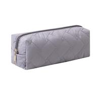 SURBEAV Pencil Case Pen Case Office College School Storage Bag Pouch Holder Box Organizer Makeup Pouch Cosmetic Bag Aesthetic Cute Pencil Case for Girls Boys Kids (Pure grey)