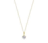 Surcha Sterling Silver Adjustable Necklace Set Solitaire Moissanite Pendant 1ct Single Moissanite Pendant Necklaces for Women Diamond Alternative Handmade Jewelry Gift, Sterling Silver, No Gemstone