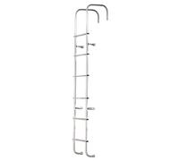 SURCO | RV Motorhome Exterior Ladder | Universal | Made in The USA | Light Weight Strong Aluminum | Straight Ladder for Straight Van Contour | Easy Installation - 502L