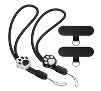 SURDOCA Adjustable Phone Lanyard, Camera Wrist Strap, Nylon Wrist Lanyard, Anti Theft Phone Strap, Lanyard for Earphone, USB stick, Name Badge