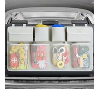 SURDOCA Car Boot Organizer, 4th Gen [8 Upgrades - XL] Super Capacity Auto Backseat Hanging Organizer, Car Boot Tidy Storage Bag with Lids, Space Saving Expert