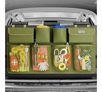 SURDOCA Car Boot Organizer, 4th Gen [8 Upgrades - XL] Super Capacity Auto Backseat Hanging Organizer, Car Boot Tidy Storage Bag with Lids, Space Saving Expert