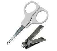 Sure Baby Childrens Kids Mini Manicure Pedicure Safety Scissors & Nail Clippers Set - Single Pack