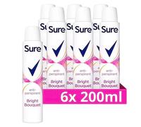 Sure FIFA Limited Collection Bright Bouquet Anti-Perspirant Aerosol women's deodorant spray with a strawberry, apricot & vanilla fragrance for 48 hour dry protection 200 ml