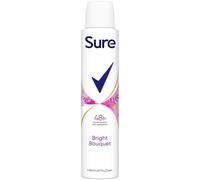 Sure Bright Bouquet Anti-Perspirant Deodorant Spray, 48hr Dry Protection, Floral Scent, 200ml