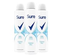 Sure Cotton Dry Anti-Perspirant For Women 250ml - Pack of 3