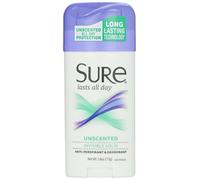 Sure Deodorant 2.6oz Invisible Solid Unscented