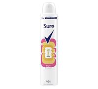 Sure FIFA Limited Collection Bright Bouquet Anti-Perspirant Aerosol women's deodorant spray with a strawberry, apricot & vanilla fragrance for 48 hour dry protection 200 ml