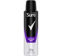 Sure Men Anti Perspirant 48H Protection Active Dry Deodorant, 6 Pack, 150ml