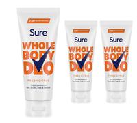 Sure Fresh Citrus Whole Body Deodorant 75 ml x 3 Pack