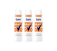 Sure Fresh Citrus Whole Body 'deodorant Spray' Aluminium Free 150Ml, 3Pk In White White