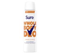 Sure Fresh Citrus Whole Body Deodorant Women's Deodorant Spray with a fresh & airy fragrance for 72 hour odour control 150 ml