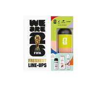 Freshest Line-Ups FIFA Gift Set for Her Anti-Perspirant, Body Wash, Body Spray & Limited Edition Water Bottle ,3 Piece Self-Care Kit for Women, Official FIFA Football Gift Box