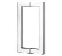 Sure-Loc SHR-SQ1 Square 8" Center to Center Back to Back Shower Door Handle Pull Set