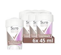 Sure Womens Women Maximum Protection Confidence Anti-Perspirant Cream, 6x 45ml - One Size