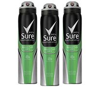 Sure Men 3 x 250ml Quantum 48h Dry Anti-Perspirant Deodorant