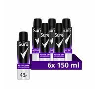 Sure Men Active Dry Anti-perspirant Deodorant Aerosol 48h protection anti-per...