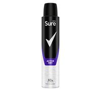 Sure Men Active Dry Anti-Perspirant Aerosol deodorant for men for 48-hour sweat and odour protection 6x 200 ml
