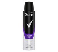 Sure Men Anti Perspirant 48H Protection Active Dry Deodorant, 6 Pack, 150ml
