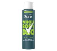 Sure Men Active Fresh 72hr Whole Body Deodorant Spray 150ml