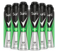 Sure Men Anti-Perspirant Quantum Deodorant, 250 ml, Pack of 6