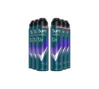 (Active Dry - 6 PK) Sure Men AP Deodorant 72H Nonstop Protection 250ml