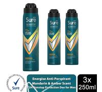 Sure Men Nonstop Protection Energise Anti-Perspirant Aerosol 250 ml