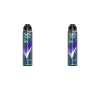 Sure Men Nonstop Protection Active Dry Antiperspirant Deodorant with Body Heat Activated technology Spray for 72-hour odour and sweat protection 250 ml (Pack of 2)