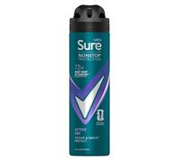 Sure Men Nonstop Protection Anti-Perspirant Aerosol Active Dry 150ml