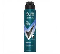 Sure Men Nonstop Protection Anti-Perspirant Aerosol Invisible Ice Fresh 250ml
