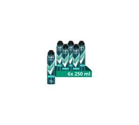 Sure Men Nonstop Protection Sensitive Anti-Perspirant Aerosol Deodorant Spray w/ Body Heat Activated for 72 hour sweat & odour protection 6x 250 ml