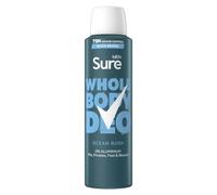 Sure Men Ocean Rush 72hr Whole Body Deodorant Spray 150ml