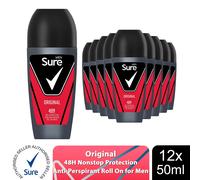 Original Antiperspirant Roll On deodorant for men with MotionSense technology for 48-hour sweat and odour protection 6x 50 ml