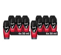 Sure Men Original Roll On Deodorant Antiperspirant with MotionSense technology for 48 hour protection against sweat and odour 50 ml, Pack of 12