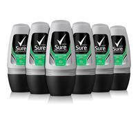 Sure Men Quantum Dry Anti-Perspirant Deodorant Roll On 50ml, Pack of 6