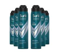 Sure Men Resilience Deodorant Spray with 72H Nonstop Protection 250ml, 6 Pack