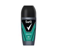 Sure Men Sensitive Antiperspirant Roll On 48H Sweat & Odour Protection, 3x50ml