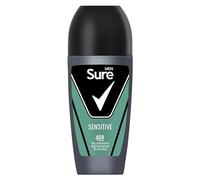 Sure Men Sensitive Roll On Deodorant Antiperspirant with MotionSense technology for 48 hour protection against sweat and odour 50 ml, Pack of 6
