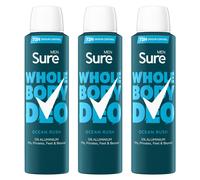 Sure Men Ocean Rush 72hr Whole Body Deodorant Spray 150ml