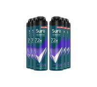 Sure Men Nonstop Protection 72H Anti-Perspirant Deodorant Active Dry 150ml, 3pk