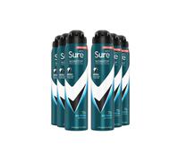 Sure Men Antiperspirant 72H Nonstop Protection Invisible Ice Advance Deo 6x250ml