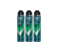 Sure Men Anti-perspirant Deodorant Aerosol Quantum Dry Nonstop Protection 250 ml