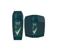 Sure Men Antiperspirant Deo Roll On 72H Nonstop Protection Quantum Dry 50ml, 6pk