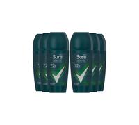 Sure Men 'antiperspirant Deo' Roll On 72H Protection Quantum Dry, 6X50Ml In White White One Size