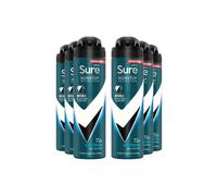 Sure Men Nonstop Protection Invisible Antiperspirant Deo Ice Fresh 150ml, 3 Pack